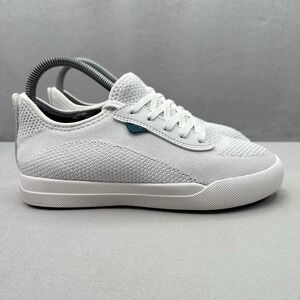 Vessi Weekend Sneaker Womens Size 6 Shoes White Waterproof Knit Lace-Up Casual